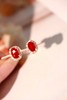 0.6ct刻面红宝石耳钉 商品缩略图4