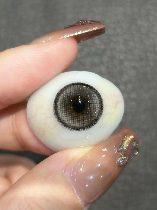 Bollycon旗下｜黑糖丸子｜14.2mm白狮参考着色中大直径  半年抛  2片 商品图1