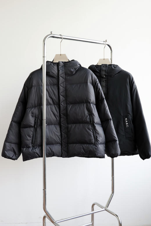 whitem0untain 百山联名 双面穿户外机能 宽松连帽羽绒服 yr175 商品图2