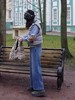 浮生八记/24D228/经典百搭基础款赤耳水洗磨白九分牛仔裤 商品缩略图2