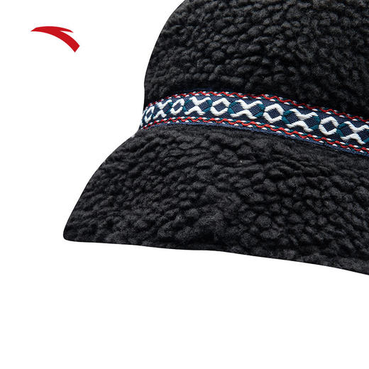 安踏凯里·欧文系列 男女渔夫帽双面绒街头潮流简约时尚帽子192511282 商品图2