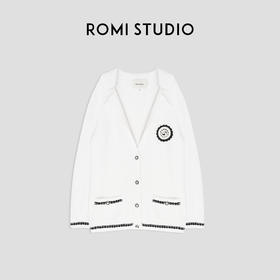 ROMI STUDIO-B【高定系列】慵懒春秋款毛衣开衫M2720