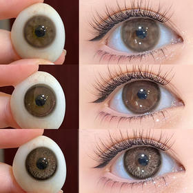 mixlook韩产半年抛混搭 梨花泪小青柑/黑巧粉美瞳