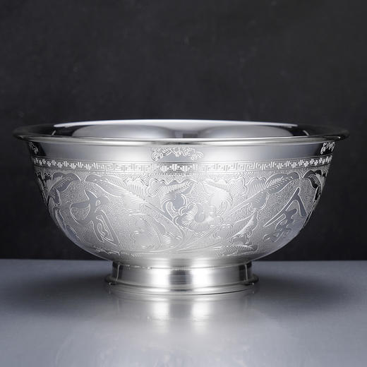 子佩集S999【锦绣年年】碗摆件【FS024】纯银餐具2412 商品图2