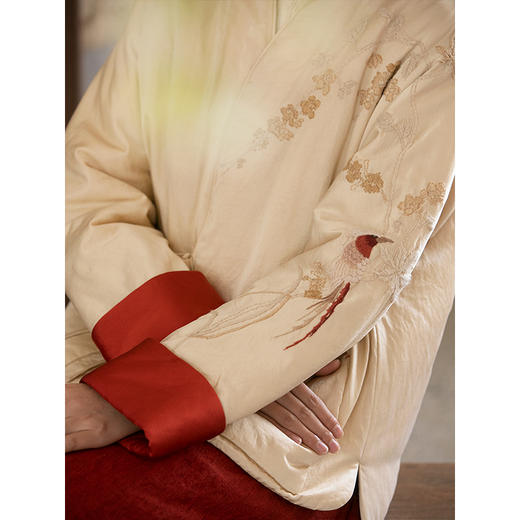 牧衣游原创 丝棉手工刺绣短外套新款质朴复古百搭新中式外套 茹欢 商品图3