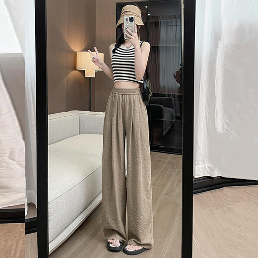 【喵小仟 奶芙山本裤】时尚百搭阔腿裤 修饰腿型 遮假胯腿粗 自带减龄 包容性强 亲肤又透气 商品图3