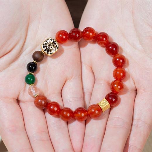 2件-15元【新年好礼】有个宫匠巳火飞昇2025蛇年龙鳞纹吉运珠手串 商品图6