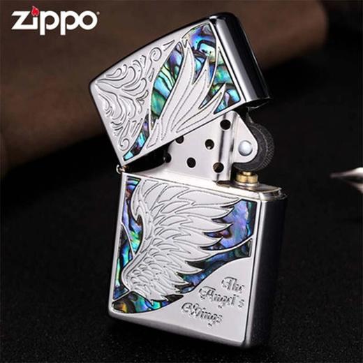 ZIPPO芝宝美国双色正版打火机ZPOO天使之翼限量   JCZ 商品图1
