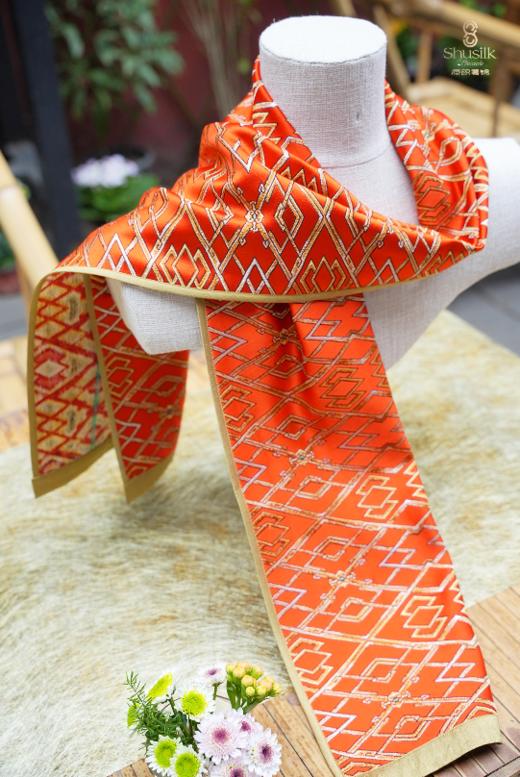 如意万字纹领巾围巾 商品图1