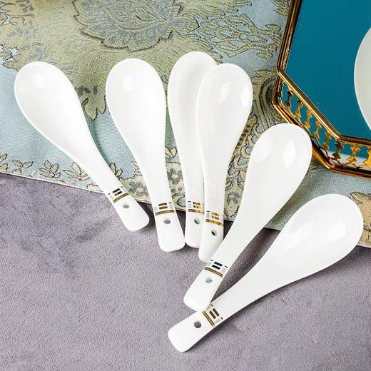 唐惠骨瓷餐具套装22头中式碗盘碟具整套家居实用乔迁结婚礼物似水流年 商品图2