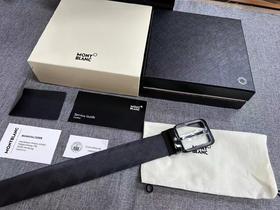 年终重磅 万宝龙风尚系列男士牛皮腰封，货号130587，官价3300+