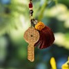 朱炳仁铜五福盈门挂件山鬼花钱文玩装饰男女新中式玄学钥匙扣挂件 商品缩略图2