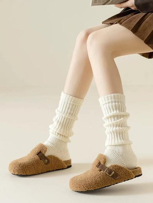 董洁杨幂同款保袜时髦美式复古堆堆袜套 商品图6