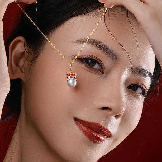 MANREYA玛芮雅新年珍珠首饰系列丨葫芦、醒狮造型设计款+淡水珍珠，寓意满满 商品图3