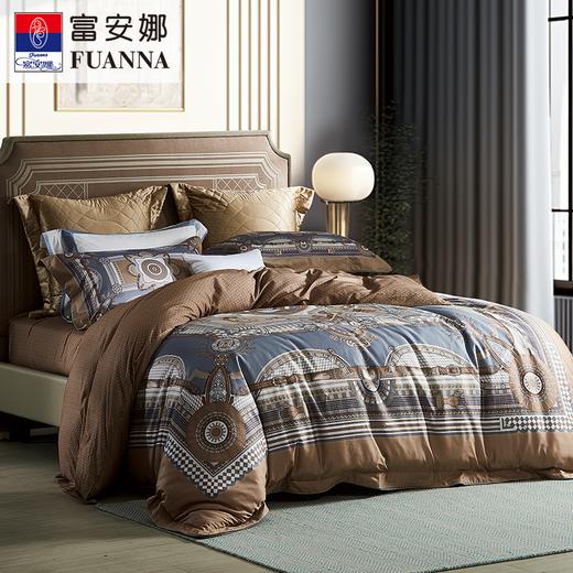 富安娜   国绣独幅床单四件套  帕罗特 商品图0