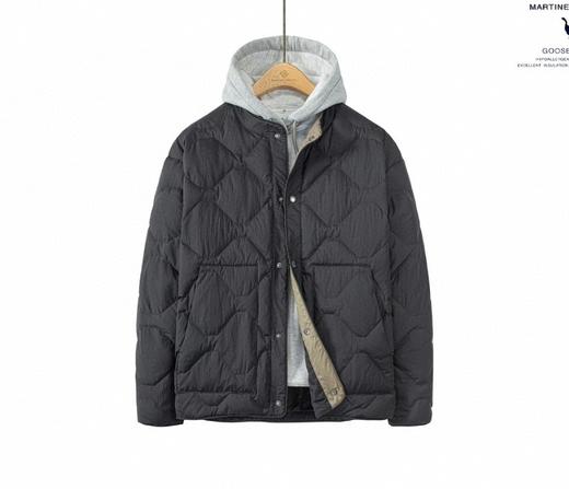 Martine Wester男密可柔轻量面料无领鹅绒服11083816 商品图2