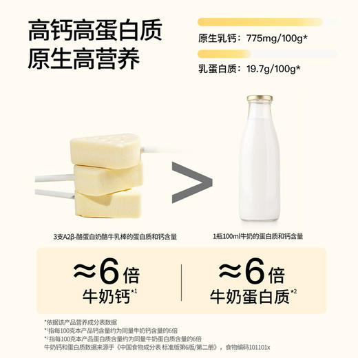 【整箱装】A2β-酪蛋白奶酪牛乳棒原生乳钙 盒装17支/盒 商品图4