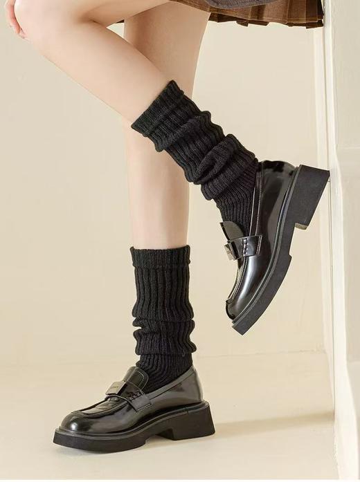 董洁杨幂同款保袜时髦美式复古堆堆袜套 商品图11