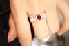 0.57ct刻面红宝石戒指 商品缩略图3