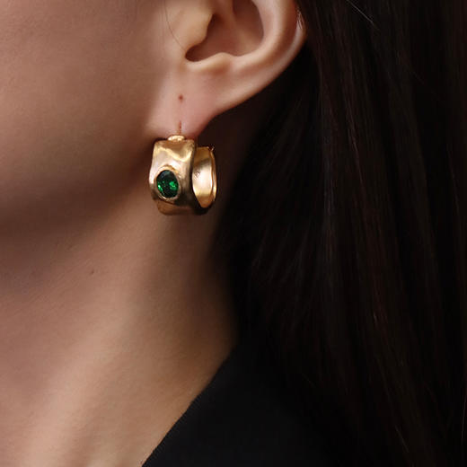 【徐璐同款】Garden of Eden 伊甸园系列 | 伊甸园无花果密境耳圈 商品图2