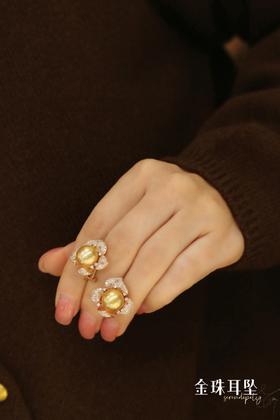 11mm-12mm金珠耳坠