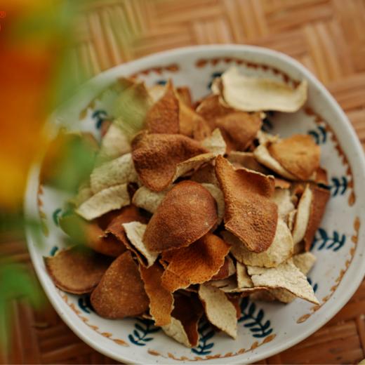 【川陈皮自用实惠装(50克/罐 非四瓣花)】2017/ 2018/ 2019混合年份;70年老树大红袍川红橘:自然晾晒 商品图0