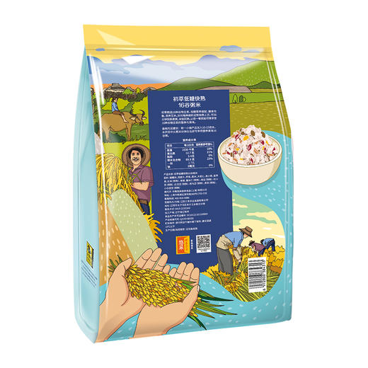 中粮初萃低糖快熟16谷粥米700g 商品图3