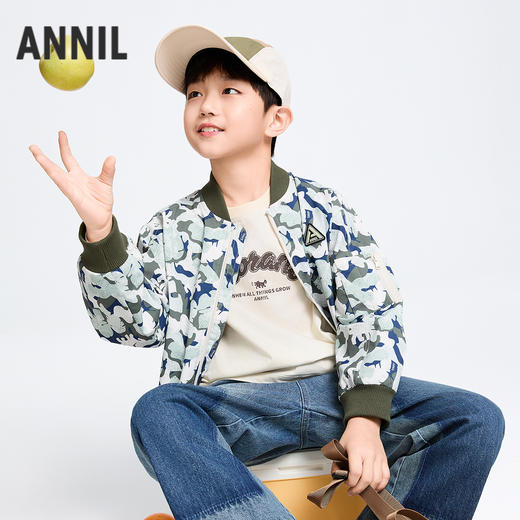 男童夹克外套春季新款安奈儿童装实体店同款AB515515 商品图2