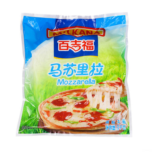 法国百吉福马苏里拉奶酪芝士碎3KG 披萨芝士焗饭香浓拉丝奶酪 商品图6