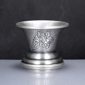 子佩集S999银【葡韵清风】茶托【FCTH1】纯银茶具