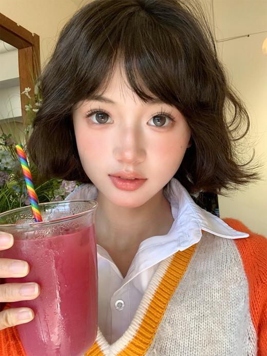 Bollycon旗下蜜茶泡泡&黄油泡泡&牛乳泡泡｜14.2mm白狮参考着色中大直径 半年抛  2片 商品图13