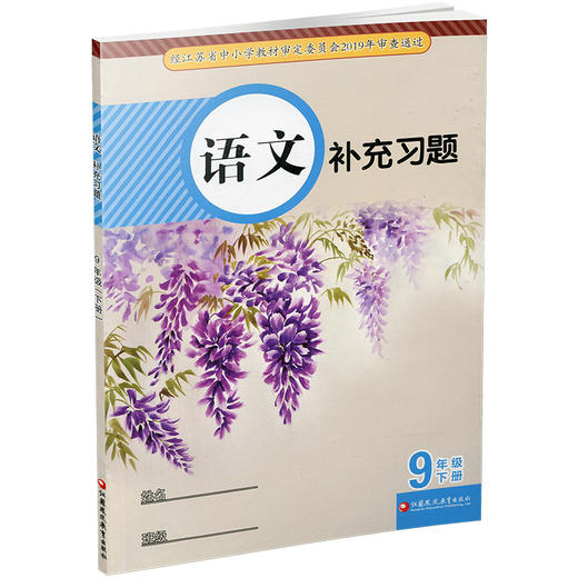 2025年春 语文补充习题 9下 九年级下册 人教版  初中 中学同步教辅教材配套用书 江苏凤凰教育出版社 官网正版XGX 商品图3