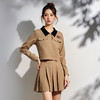 奢姿大码女装2025春季气质翻领两件套胖妹妹时尚轻奢休闲简约套装9951992802 商品缩略图2