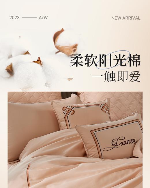 富安娜   纯棉床单四件套  青语嫣 商品图2