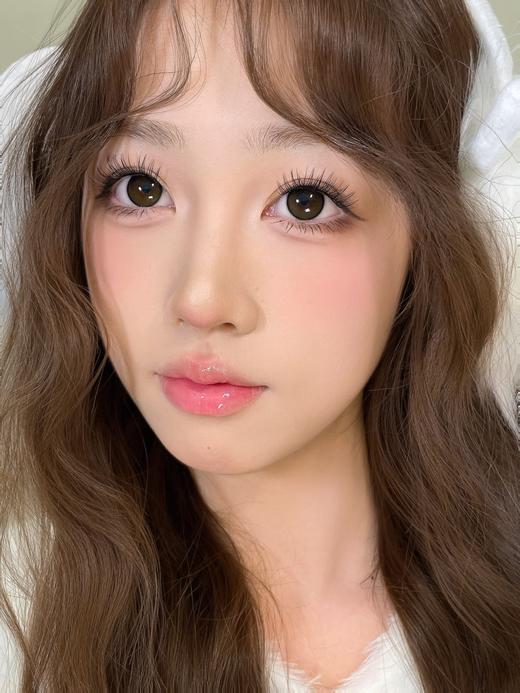 allecon半年抛 玉米豆乳 棕/芝麻豆乳 灰 14.5mm 美瞳两片装 有同款日抛月抛 商品图4