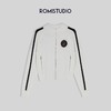 ROMI STUDIO【高定系列】百搭休闲复古白长袖短款棒球服开衫 M3621 商品缩略图0