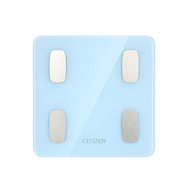 CITIZEN智能家用体脂秤（充电款）蓝色 HMS352