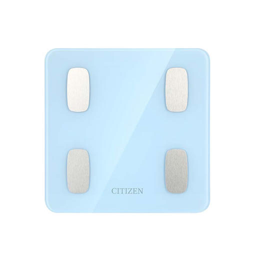 CITIZEN智能家用体脂秤（充电款）蓝色 HMS352 商品图0