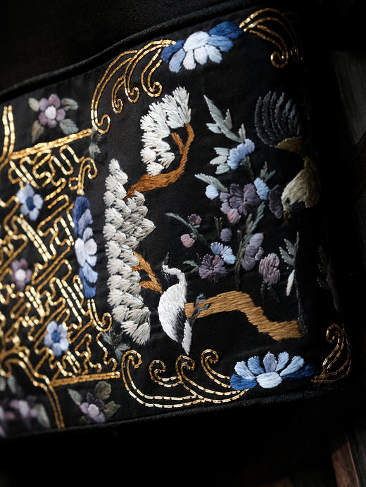 盛唐牡丹|手绣花窗花鸟真丝外套 商品图12