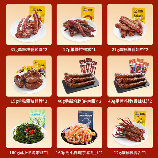 周黑鸭_零食礼包【暴富鸭礼盒】 商品图3
