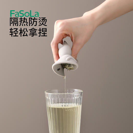 FaSoLa可爱硅胶猫形杯盖杯防漏盖子耐高温环保防尘通用水杯盖子一盖多用 商品图5