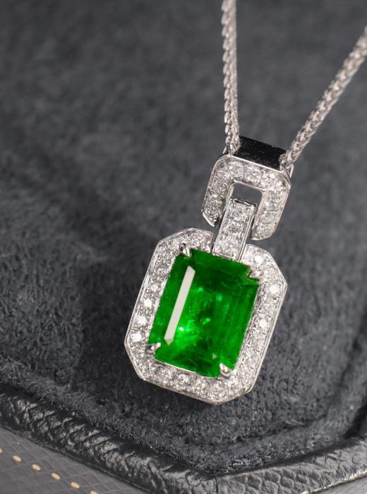 1.8ct刻面祖母绿吊坠 商品图3