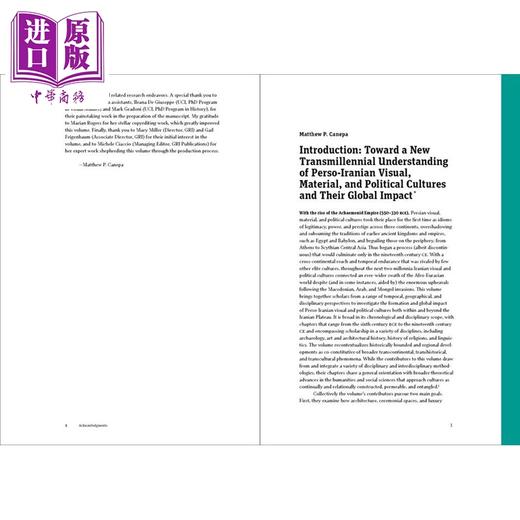 预售 【中商原版】Persian Cultures of Power and the Entanglement of the Afro-Eurasian World 进口艺术 波斯权力文化 商品图1