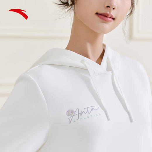 安踏（ANTA）连帽卫衣女款秋冬运动上衣综训健身跑步套头衫162517709S 商品图2