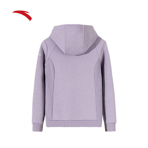 安踏易打理运动外套女士冬季新款百搭连帽针织开衫上衣162517707S 商品图8