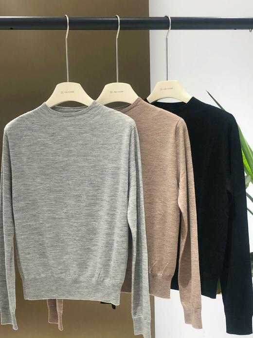 桐乡嘉裕羊毛衫/精纺羊毛衫  基础款打底 圆领/中领/高领 商品图12