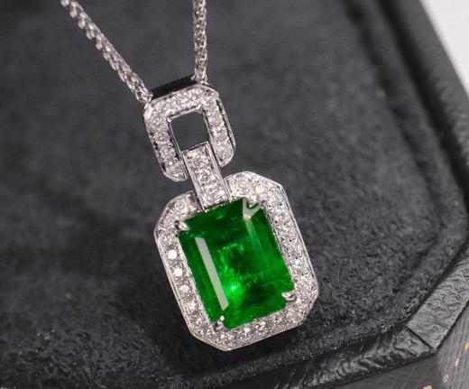 1.8ct刻面祖母绿吊坠 商品图2