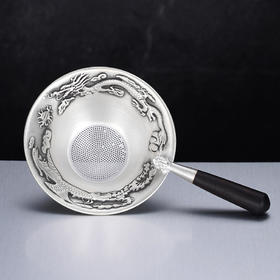 子佩集S999银【水龙吟】茶漏【YMT039】纯银茶具2412