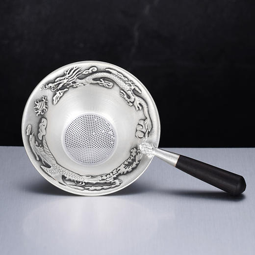 子佩集S999银【水龙吟】茶漏【YMT039】纯银茶具2412 商品图1