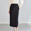 全新升级【铂金会员146/天猫199/差价53】(54106) 洛诗琳时尚通勤半身裙2025春季新款百搭直筒褶皱显瘦裙子 商品缩略图3